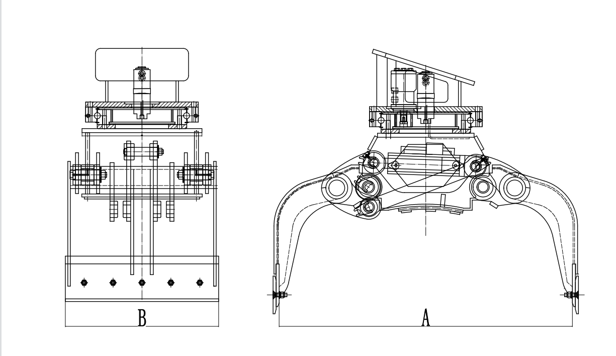 Rotating Hydraulic Demotion Grapple