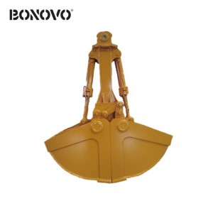 BONOVO higher level of wear protection clamshell bucket for construction site - Bonovo