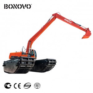 بیل مکانیکی دوزیستانی BONOVO زیرسازی باتلاق دوزیستانی Pontoon - Bonovo