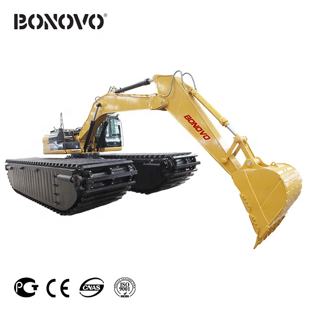 Kualitet i lartë BONOVO Amphibious Excavator Undercarriage Swamp Amphibious Pontoon - Bonovo