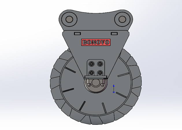 Roda compactadora para excavadora |Bonovo