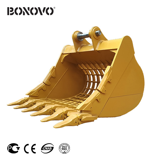 OEM/ODM Manufacturer Rake Bucket For Mini Excavator - Bonovo durable skeleton screening bucket sieve bucket of all sizes - Bonovo - Bonovo