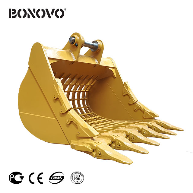 OEM/ODM Manufacturer Rake Bucket For Mini Excavator - Bonovo durable skeleton screening bucket sieve bucket of all sizes - Bonovo - Bonovo
