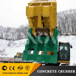 BONOVO Prilagodljiva hidraulična mašina za usitnjavanje betona za zemljane radove - Bonovo
