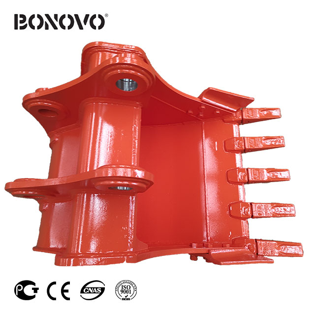 New Fashion Design for Single Drum Compactor - Bonovo high performance excavator general duty digging bucket for earthmoving - Bonovo - Bonovo