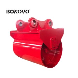 High-strength wearable steel smooth drum compaction wheel from BONOVO factory direct sale