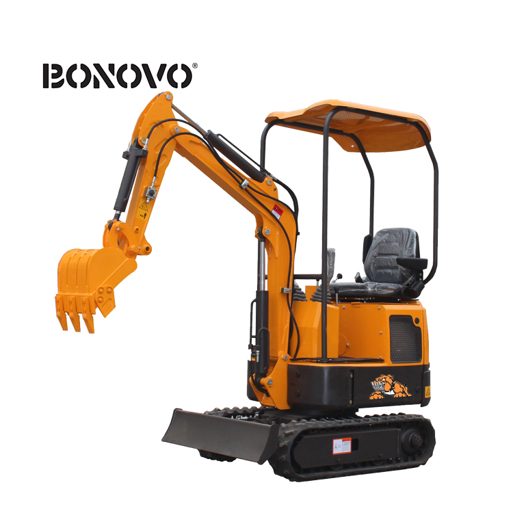 Cheap PriceList for Jcb 8015 For Sale - BONOVO DIGDOG DG12 Mini Excavator with multiple attachments - Bonovo - Bonovo