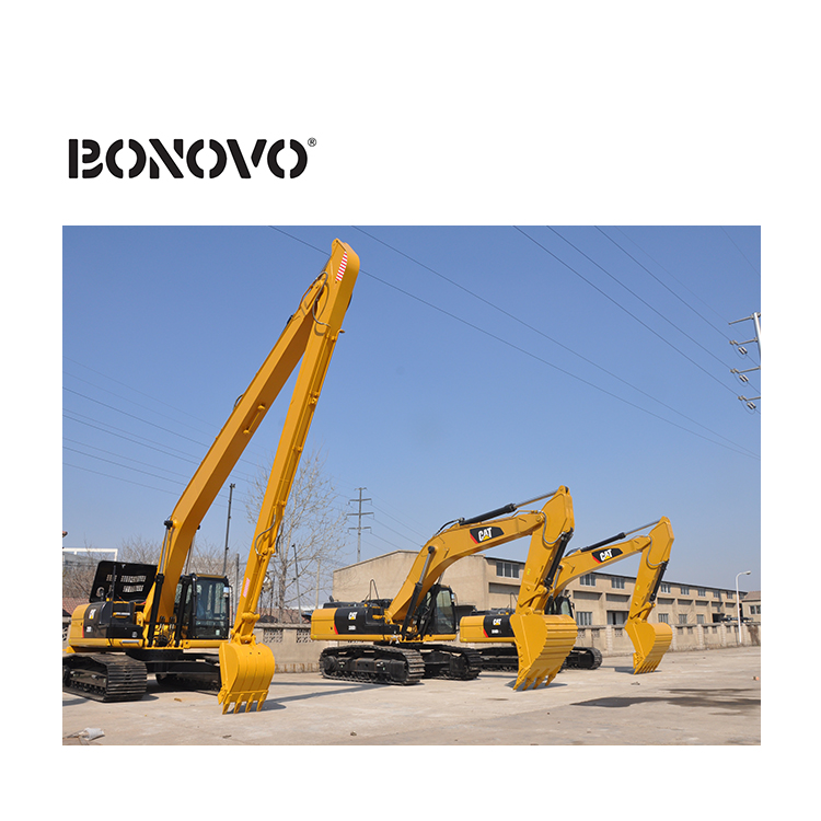 Long reach arm and boom for all excavator types - Bonovo