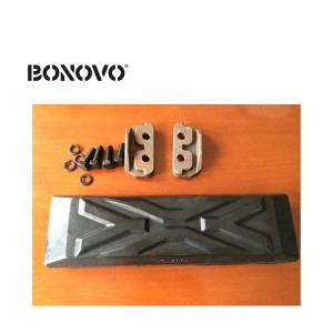 BONOVO Componenti di Sotterrane per Escavatore 500HD Clip in Gomma Pad - Bonovo