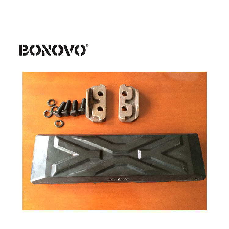 BONOVO Undercarriage Parts Excavator 500HD Clip on Rubber Pad - Bonovo