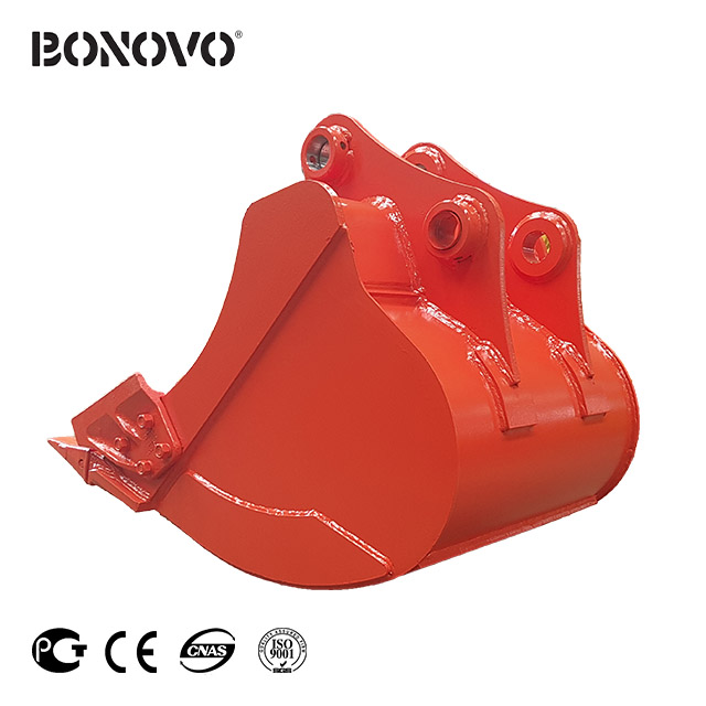 China Manufacturer for High Flow Hydraulic Quick Couplers - Bonovo high performance excavator general duty digging bucket for earthmoving - Bonovo - Bonovo