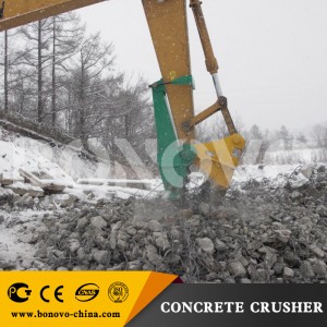 BONOVO Konfigurowalna hydrauliczna maszyna do sproszkowania betonu do robót ziemnych - Bonovo