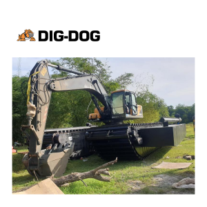 Qodista Qodista Amphibious New Mini Hydraulic Crawler Excavator oo leh Pontoon sabayn - Bonovo