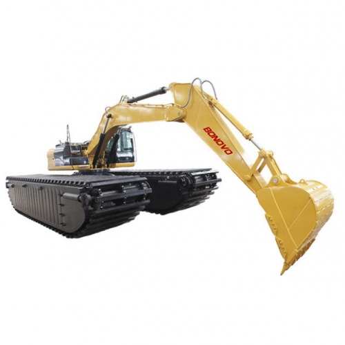 Well-designed Digging Around Foundation With Mini Excavator - Amphibious Excavator - Bonovo - Bonovo