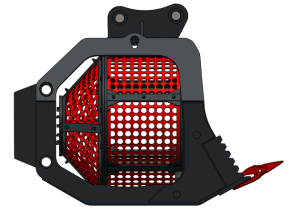 Rotary Screening Bucket For Excavator 1-50 Matani