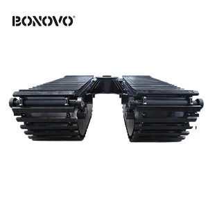 factory customized U Groove Track Roller –
 High Quality BONOVO Amphibious Excavator Undercarriage Swamp Amphibious Pontoon – Bonovo