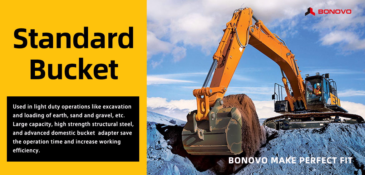 7 Oriṣiriṣi Excavator garawa Orisi ati Wọn Nlo