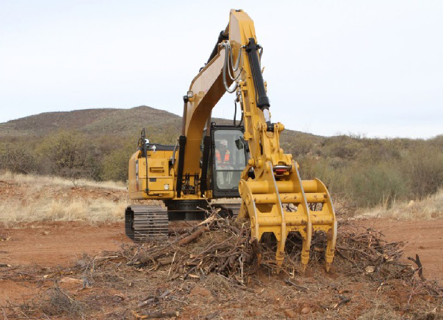 Râteau à racines pour excavatrice 1-100 tonnes |Pièces jointes BONOVO