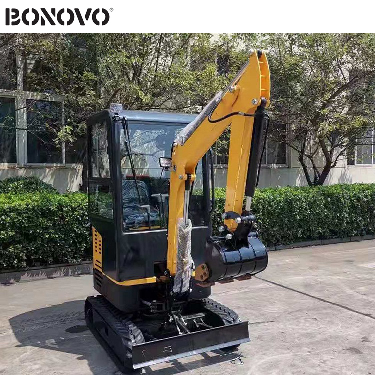 Chinese wholesale E20 Excavator For Sale - DIG-DOG DG-17 mini crawler excavator 1.7 ton mini digger with attachment - Bonovo - Bonovo