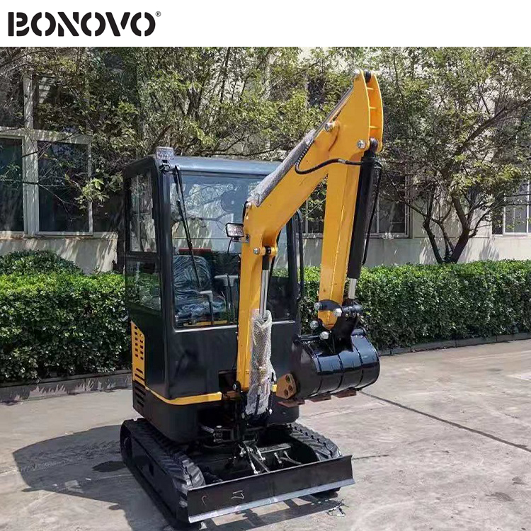 Chinese wholesale 10 Ton Excavator - DIG-DOG DG-17 mini crawler excavator 1.7 ton mini digger with attachment - Bonovo - Bonovo