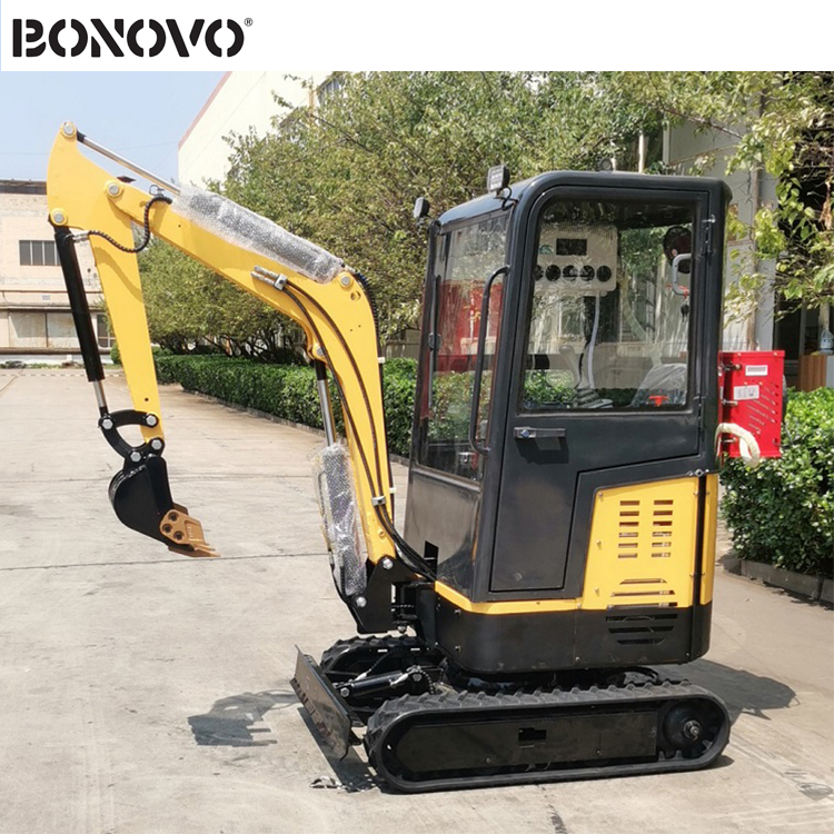 Chinese wholesale 10 Ton Excavator - DIG-DOG DG-17 mini crawler excavator 1.7 ton mini digger with attachment - Bonovo - Bonovo