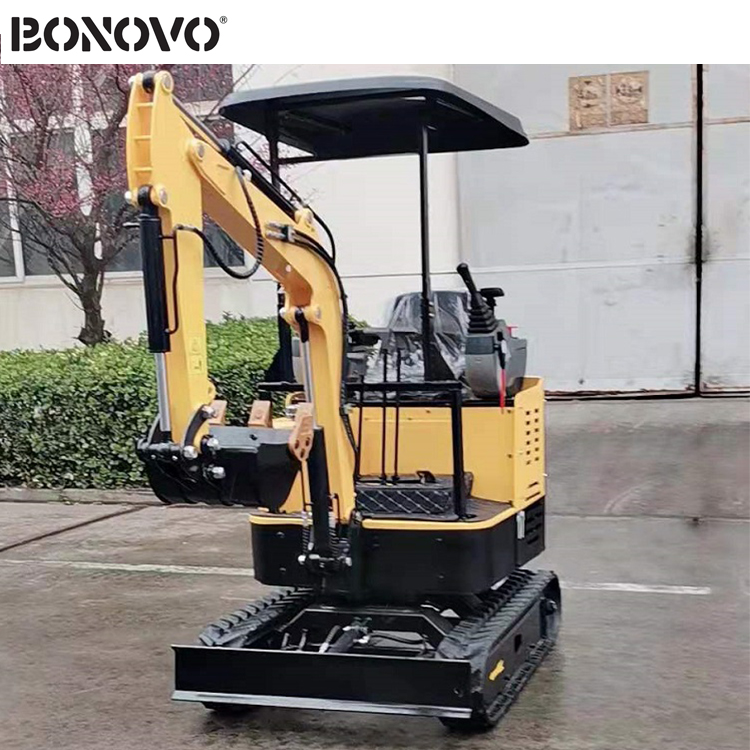 Chinese wholesale 10 Ton Excavator - DIG-DOG DG-17 mini crawler excavator 1.7 ton mini digger with attachment - Bonovo - Bonovo