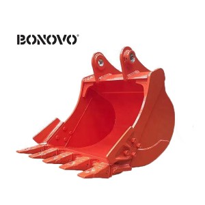 Bonovo original design customizable general-duty excavator bucket for attachments business