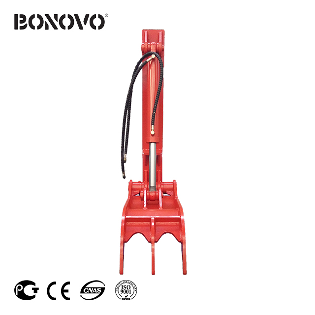 100% Original Factory Ford Tractor Bucket - Excavator link-on hydraulic thumb from BONOVO for mini digger excavator - Bonovo - Bonovo