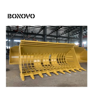 BONOVO Equipment Sales | Custom built loader bucket Log Loader Attachments Any width