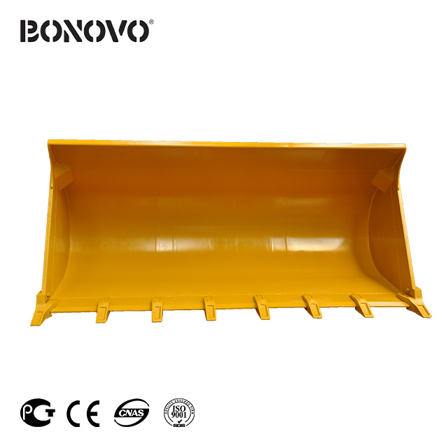 BONOVO Equipment Sales | Custom built loader bucket Log Loader Attachments Any width Featured Image