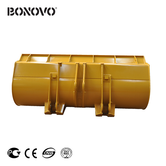 Factory wholesale Hydraulic Couplers For Skid Steer - BONOVO custom built loader bucket Log Loader Attachments Any width - Bonovo - Bonovo