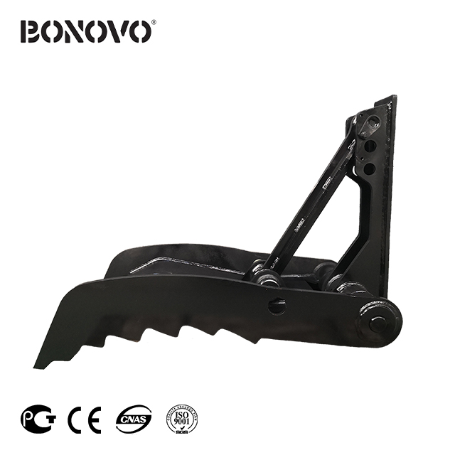 Original Factory Bobcat Combination Bucket –
 BONOVO Backhoe mechanical thumb for wholesale and retail – Bonovo