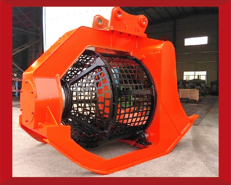 Reasonable price Amphibious Undercarriage - 360 rotary screening bucket suitable for 1-50t excavators - Bonovo - Bonovo