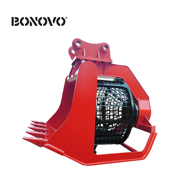 Original Factory Bobcat Combination Bucket –
 BONOVO independently designed and produced rotary screening bucket suitable for 1-50t excavators – Bonovo