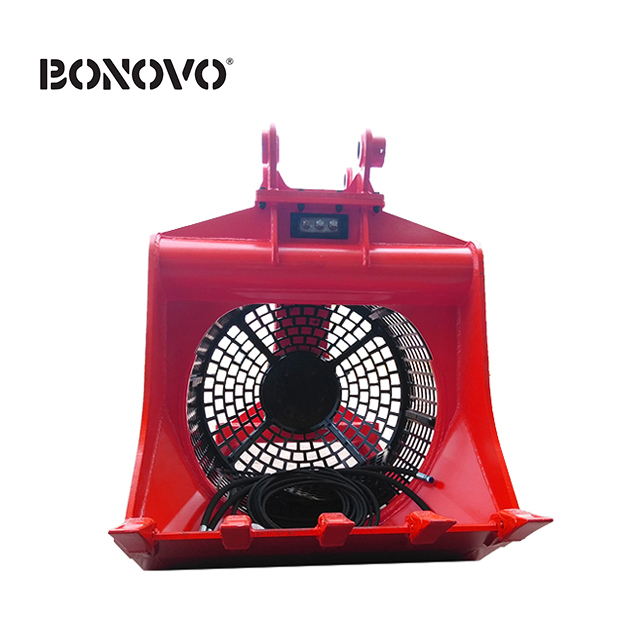 Good Quality Root Ripper For Mini Excavator - ROTARY SCREENING BUCKET - Bonovo - Bonovo