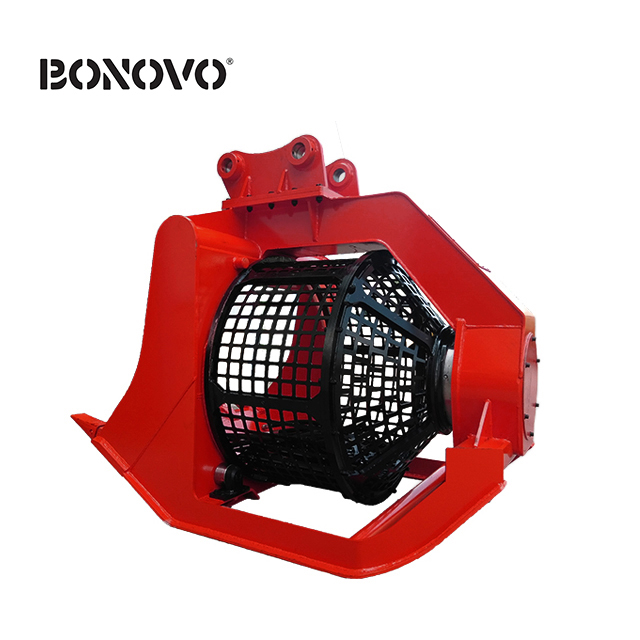 Good Quality Root Ripper For Mini Excavator - ROTARY SCREENING BUCKET - Bonovo - Bonovo