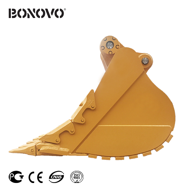 Bonovo severe-duty bucket quarry bucket for digging in severe ground conditions where rock is prevalent - Bonovo