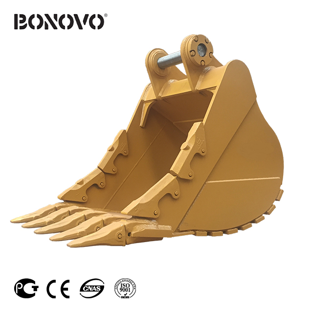 Bonovo severe-duty bucket quarry bucket for digging in severe ground conditions where rock is prevalent - Bonovo