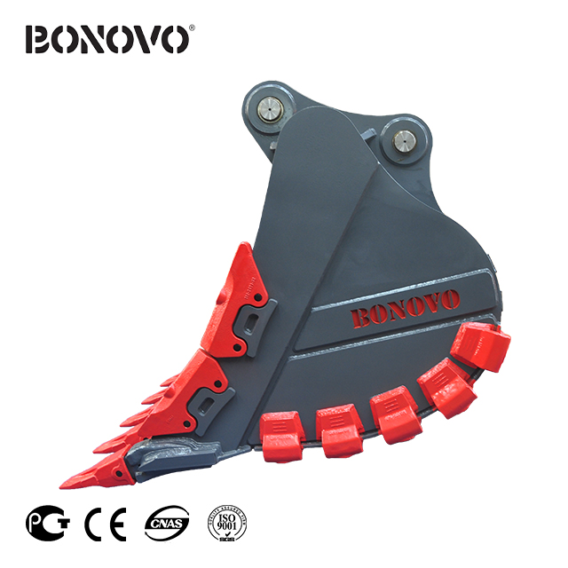 PriceList for Mechanical Thumb For Excavator - Bonovo factory direct sale extreme-duty bucket rock bucket for digging soft rock - Bonovo - Bonovo