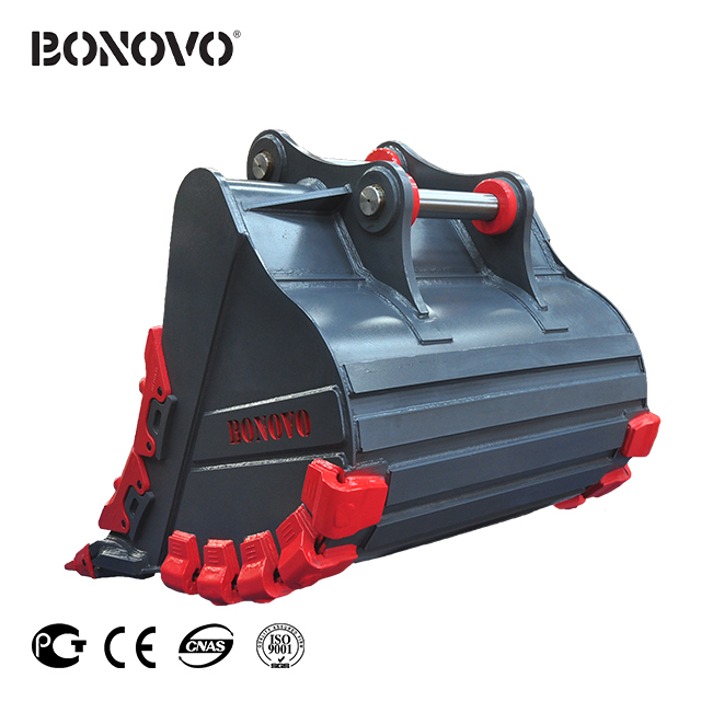 Manufacturer for John Deere With Bucket - Bonovo factory direct sale extreme-duty bucket rock bucket for digging soft rock - Bonovo - Bonovo