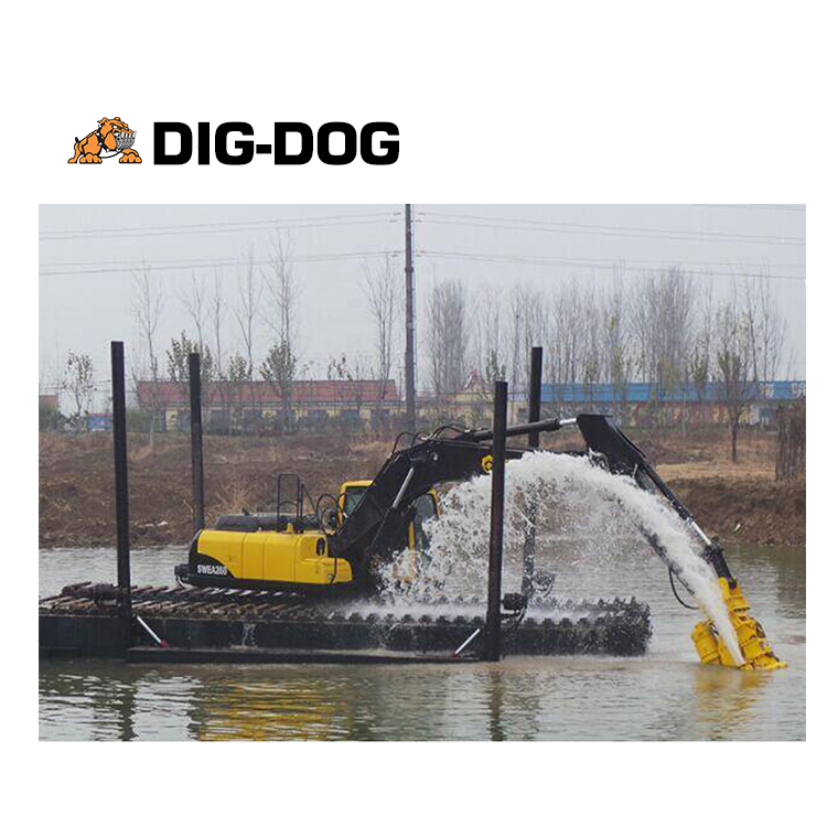 2021 China New Design 303 Cat Excavator For Sale –
 Amphibious Excavator Price New Mini Hydraulic Crawler Excavator with Floating Pontoon – Bonovo