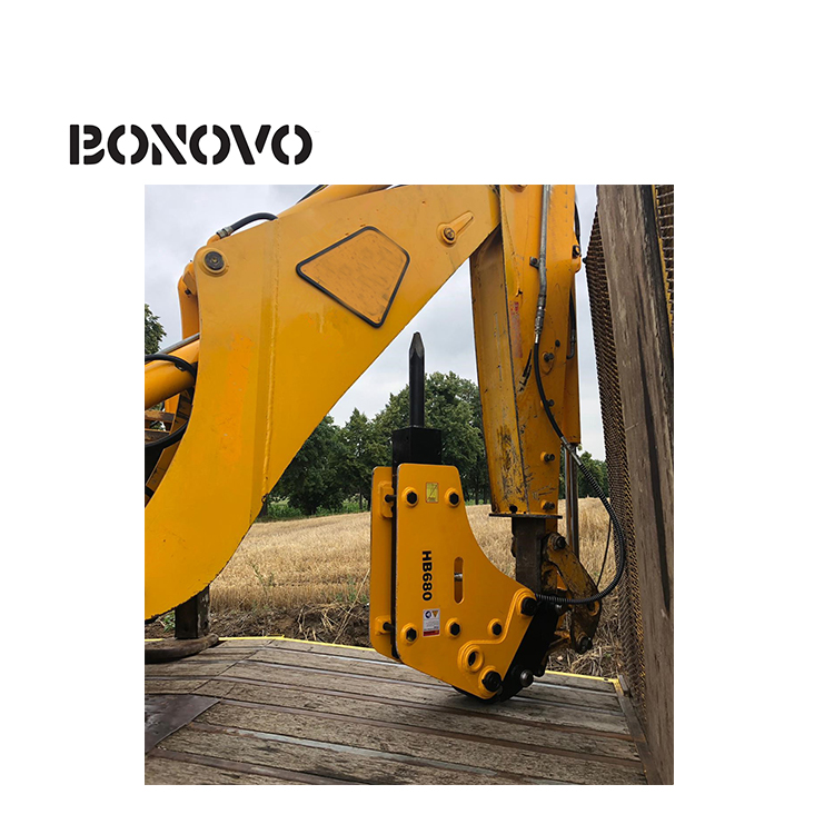 OEM Manufacturer Wheel Loader High Dump Bucket –
 BONOVO BACKHOE hammer breaker rock hammer Suitable for backhoe loader – Bonovo