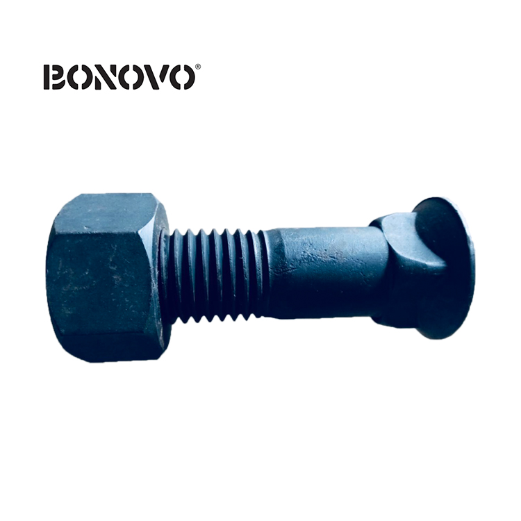 OEM manufacturer Small Rubber Tracks - BONOVO Undercarriage Parts Excavator Bulldozer Track Bolts And Nuts - Bonovo - Bonovo