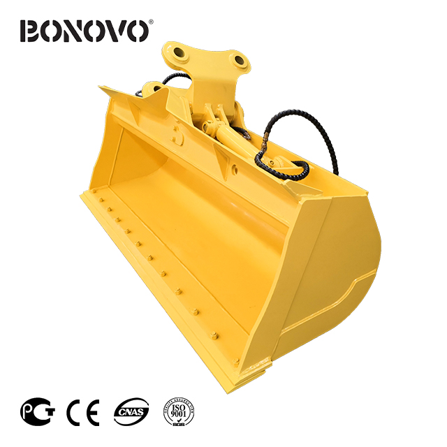 Factory Free sample Multipurpose Pulverizer –
 BONOVO original design excavaor tilt ditch bucket any width – Bonovo
