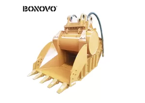 BONOVO Crusher Bucket para sa Excavator 10-50 tonelada