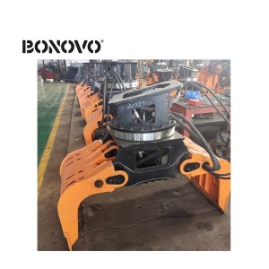 Hydraulische Demontage-Rotationsgreifer für Bagger von 3 bis 25 Tonnen |BONOVO-Anhänge