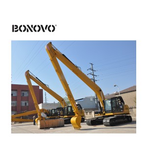 Ntev mus txog caj npab thiab boom rau txhua hom excavator - Bonovo