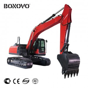 BONOVO Medium Digger excavator ម៉ាស៊ីនផ្លាស់ទីផែនដីសម្រាប់ជីក