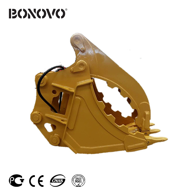 Excellent quality Takeuchi Buckets - BONOVO good quality excavator grab bucket for attachments business - Bonovo - Bonovo