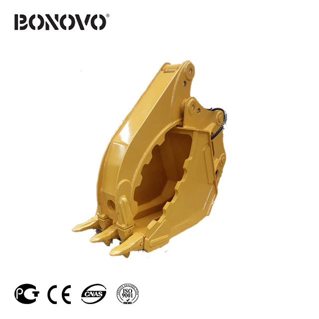 Factory Free sample Frog Compactor - BONOVO good quality excavator grab bucket for attachments business - Bonovo - Bonovo